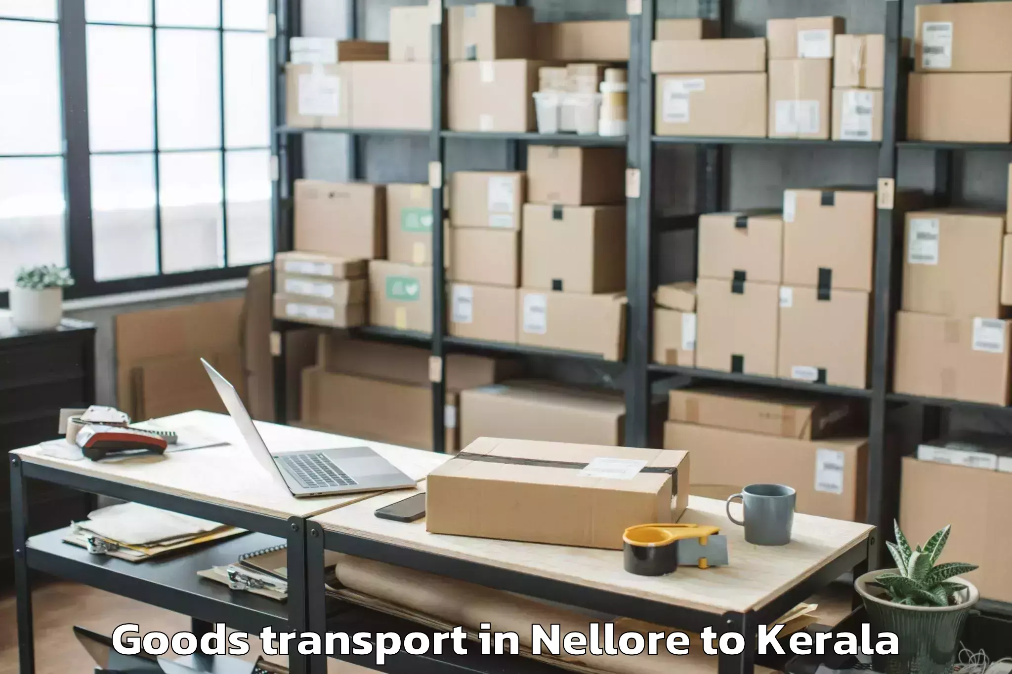 Affordable Nellore to Forum Mall Kochi Goods Transport